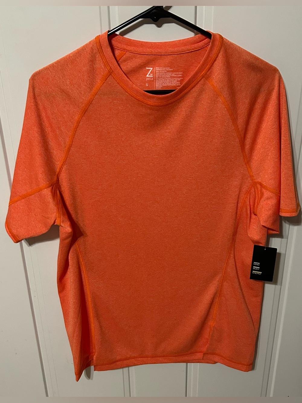 Zella Men’s Short-Sleeve Active Tee - Orange